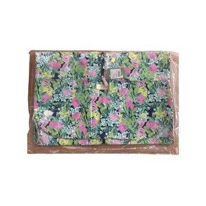 Lilly Pulitzer GWP Garment Travel Luggage Bag Bright Navy Spill The Juice NEW